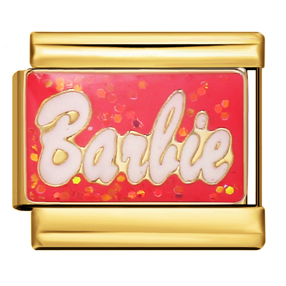 Italian Charm - Gold Love 18