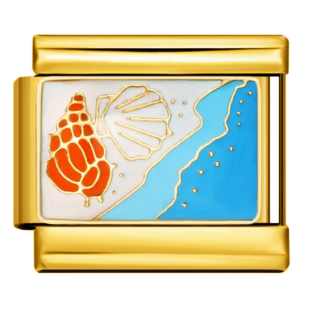 Italian Charm - Gold Love 23