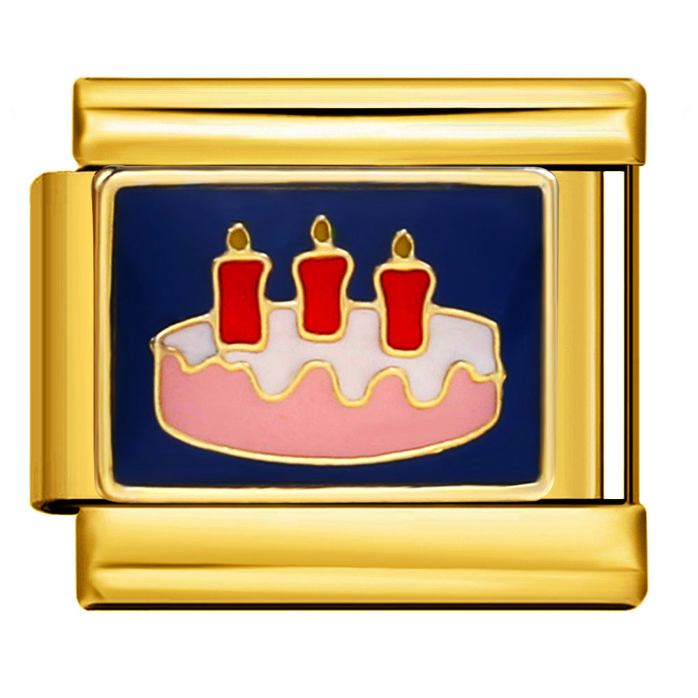 Italian Charm - Gold Love 30