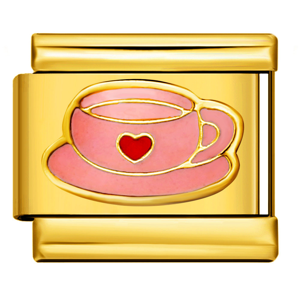 Italian Charm - Gold Love 34
