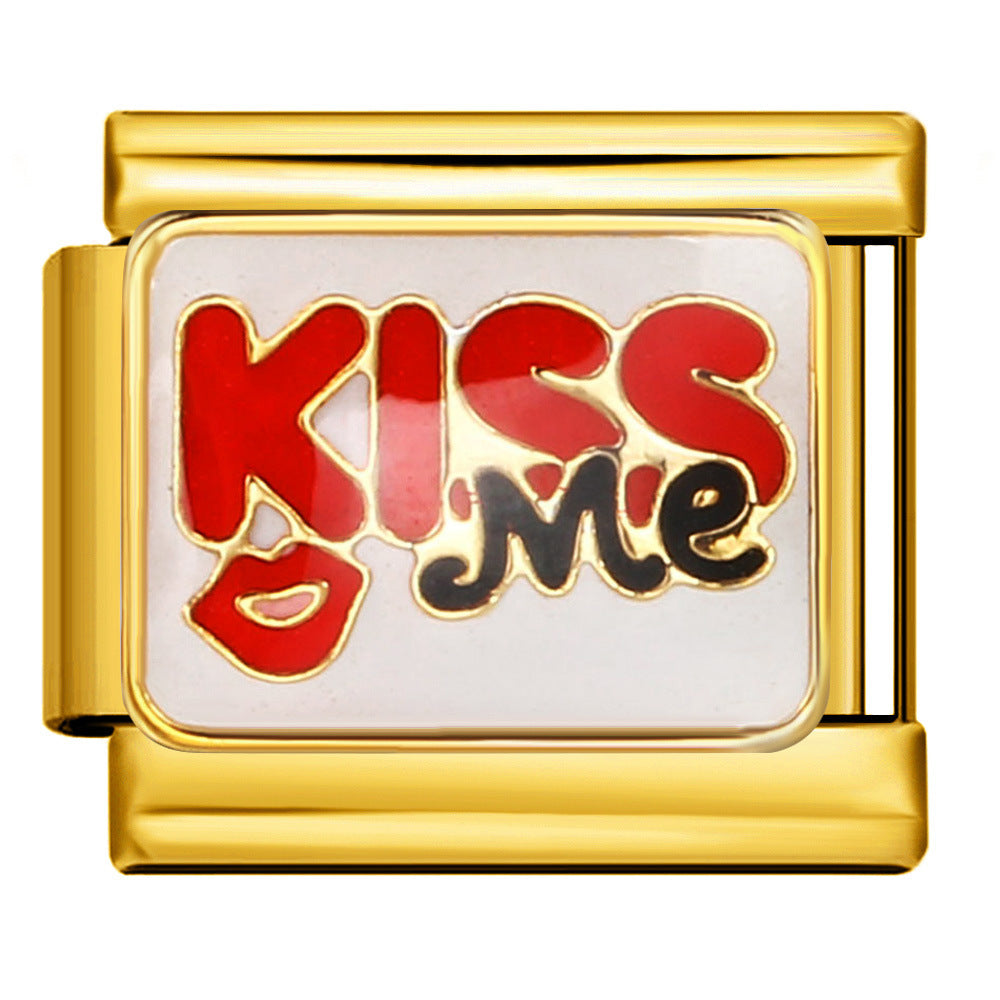 Italian Charm - Gold Love 35