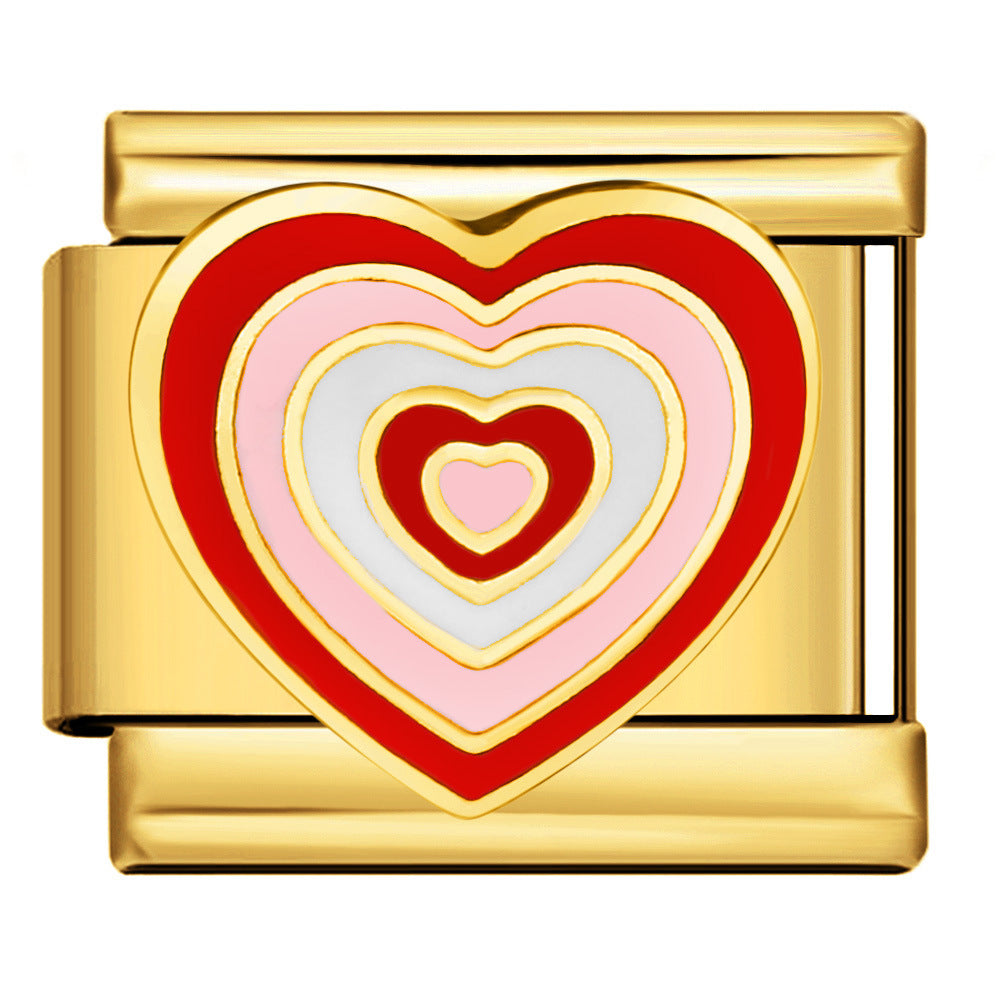 Italian Charm - Gold Love 44