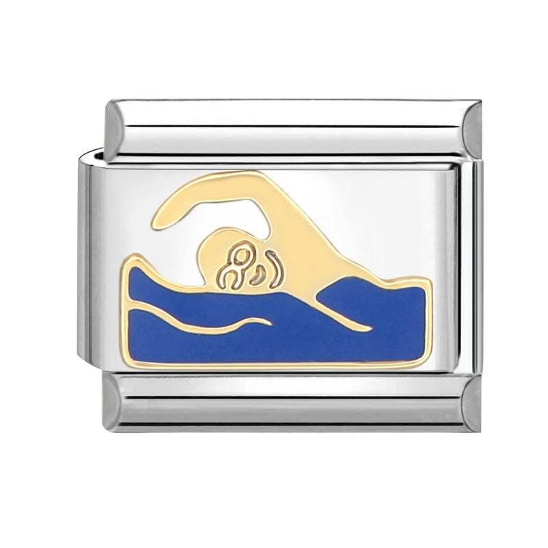 Italian Charm - Blue 9