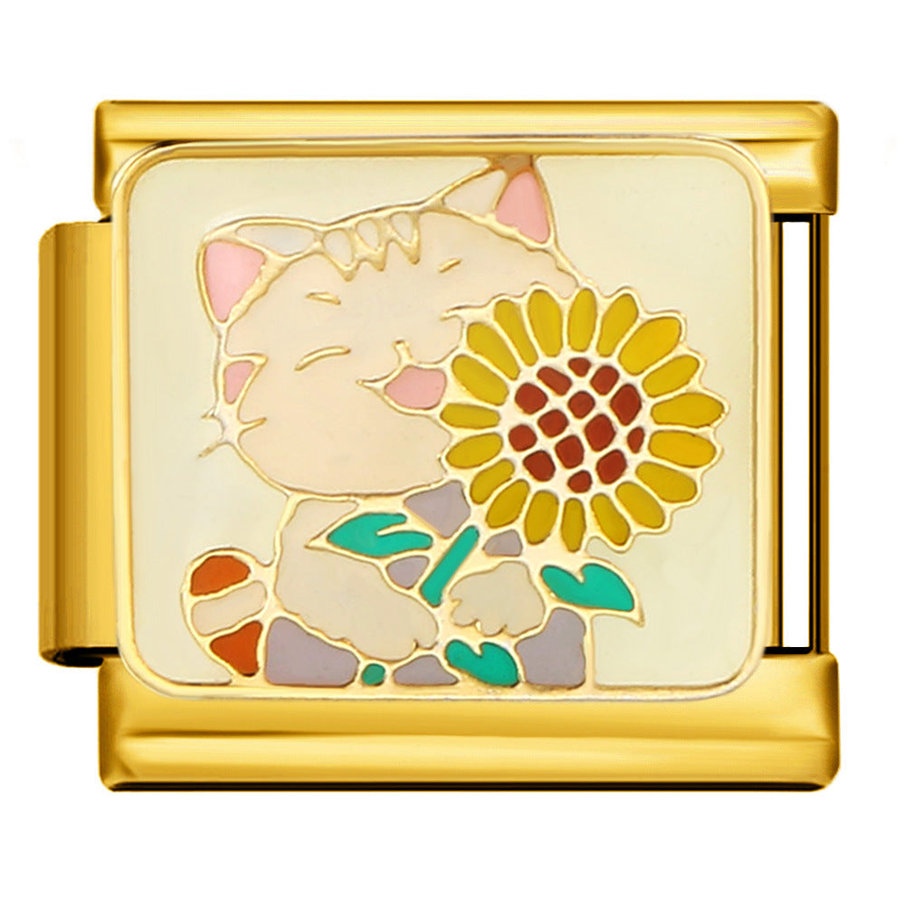 Italian Charm - Gold Love 13