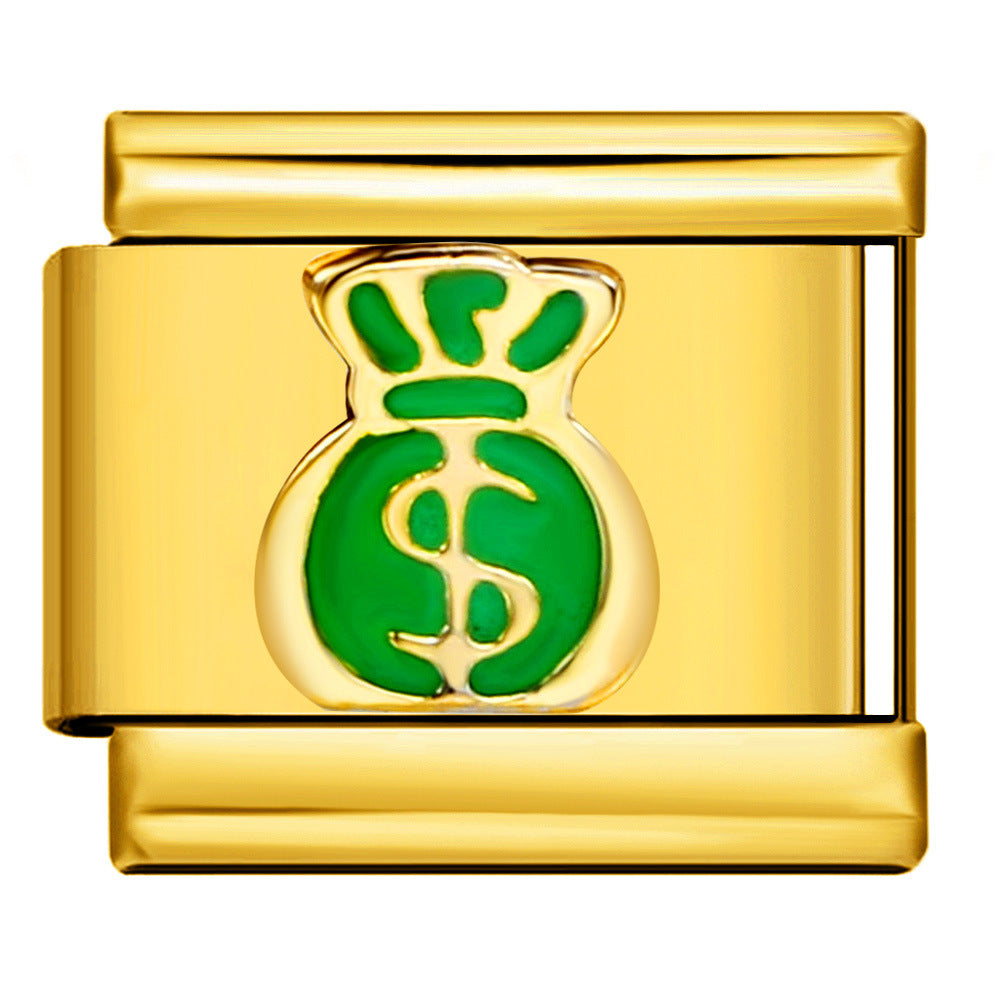 Italian Charm - Gold Love 46