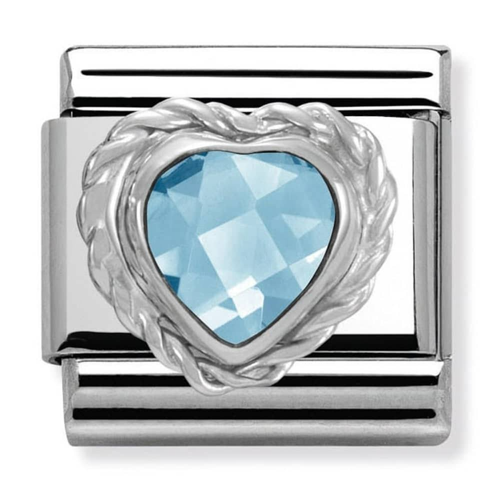 RW® Original Charm - Blue Silver Heart