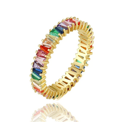 Rainbow infinity ring discount