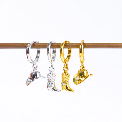 White Smoke Jessie® Western Opal Hoop Set & Necklace