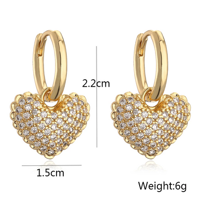 Aurora® Heart Earrings