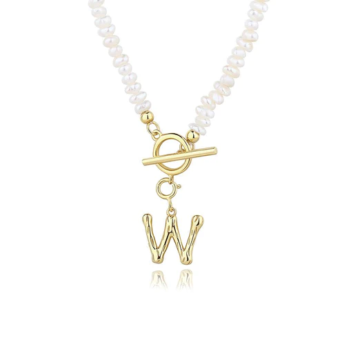 Irene® Pearl Initial Necklace